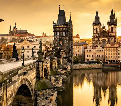 Charles Bridge and the Old Town towers, Prague