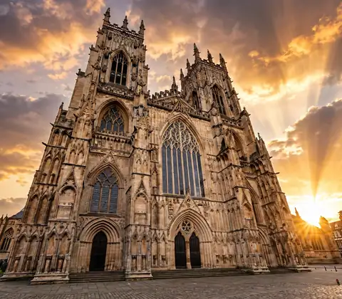 York Minster at sunset